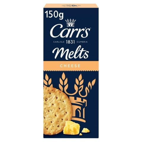 Carr's Melts Cheese Crackers, 150g