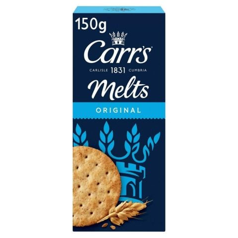 Carr's Melts Original Crackers, 150g