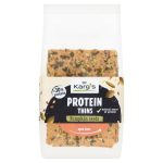Dr. Karg's Pumpkin Seeds Protein Thins, 150g, Crackers and Crispbreads. Sold by crackers.biz.