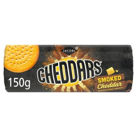 Jacob's Smoked Cheddar Flavour Baked Cheddars, 150g