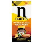 Nairn's Marmite and Cheese Oatcakes, 200g, Cheese crackers. Sold by crackers.biz.