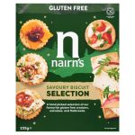 Nairn's Savoury Biscuit Selection, 235g, Cracker selections. Sold by crackers.biz.