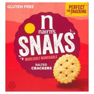 Nairn's Snaks Moreishly Munchable Salted Crackers, 125g