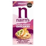 Nairn's Super Seeded Organic Oatcakes, 200g, Crackers and Crispbreads. Sold by crackers.biz.