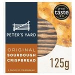 Peter's Yard Original Sourdough Crispbreads, 125g, front of pack