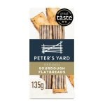 Peter's Yard Seeded Sourdough Flatbreads, 135g, front of pack