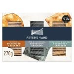Peter's Yard Sourdough Crackers Selection Box, 270g, front of pack