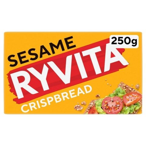 Ryvita Crispbread Sesame Crackers, 250g