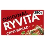 Ryvita Original Crispbread Crackers, 250g, Crackers and Crispbreads. Sold by crackers.biz.