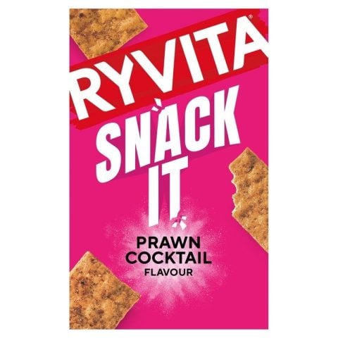 Ryvita Snack It Thins Prawn Cocktail Flavour, 125g