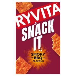 Ryvita Snack It Thins Smoky BBQ Flatbread Snacks, 125g