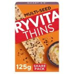 Ryvita Thins Multi Seed Flatbread Crackers, 125g, front of pack