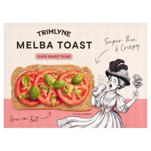 Trimlyne Melba Toast Thins, 100g